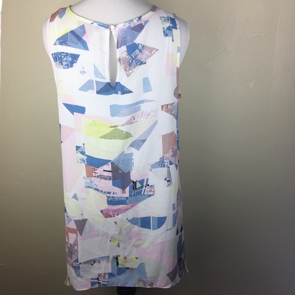Vince Camuto orchid crush cosmic pale tunic - Picture 6 of 8